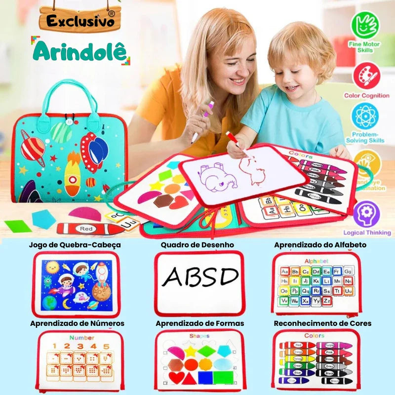 Brinquedo Montessori Sensorial - Para Desenvolvimento Infantil