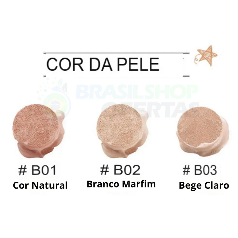 Base BioAqua Profissional - Alta Cobertura à Prova D'água [Compre 1 & Leve 2 + Brinde]