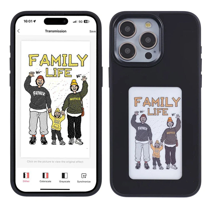 Capa de Celular Inteligente que Imprime Foto NFC E-INK