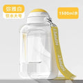 New dog ton ton large capacity pet out drinking pot cat water dispenser portable water cup water and food integrated bowl