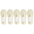 5 Pairs/Lot Socks Women's Summer Ultra-thin Invisible Low Cut Silicone Anti-slip Mesh No Show Ice Silk Solid Boat Socks