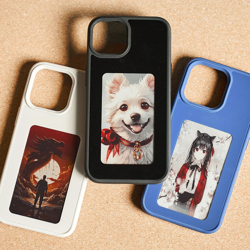 Capa de Celular Inteligente que Imprime Foto NFC E-INK